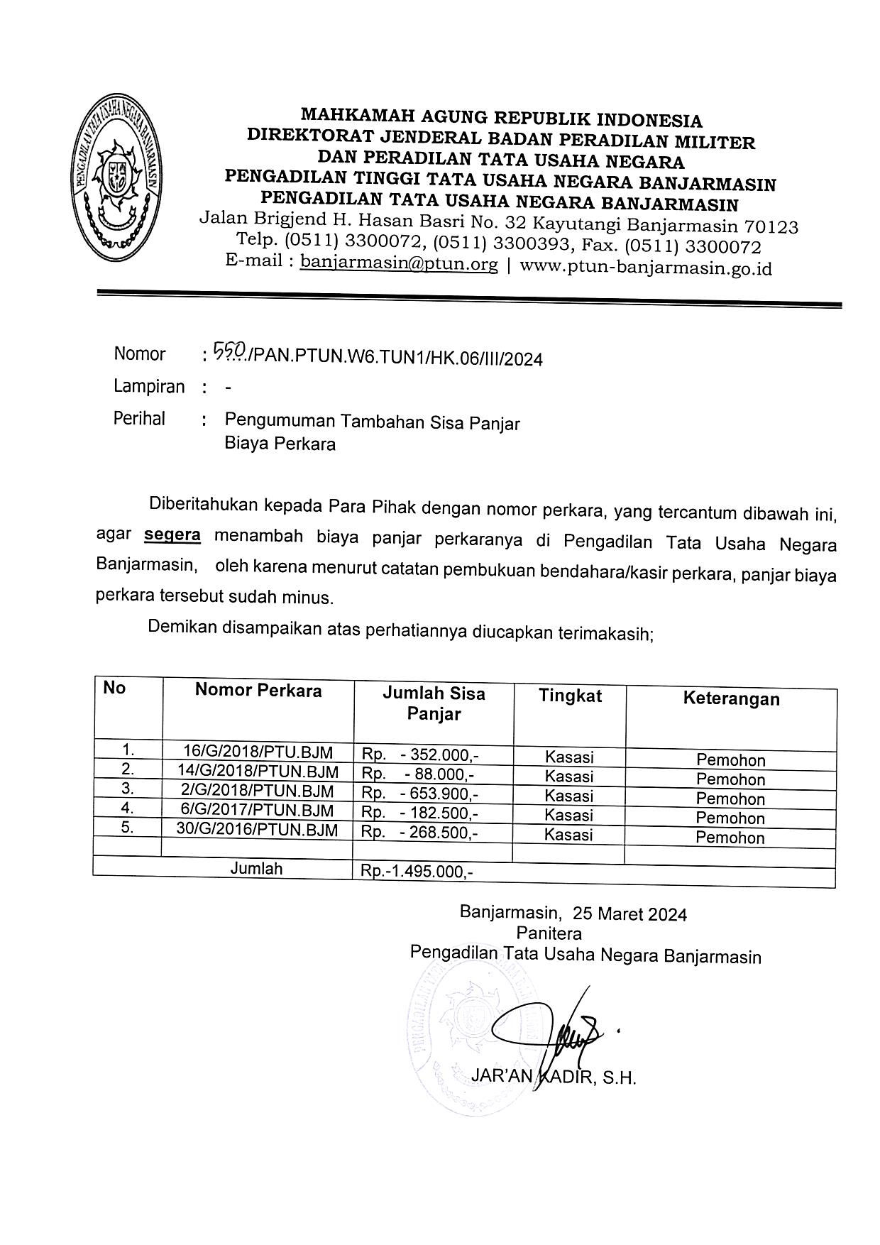 pengumuman tambahan sisa panjar25 03 2024 111332 1